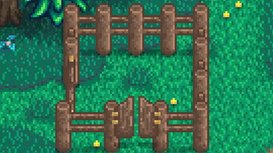 Flowery Fences for Stardew Valley