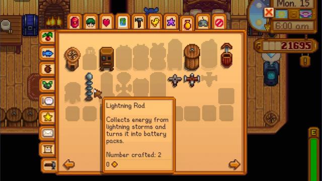 Crafting Collections Page for Stardew Valley