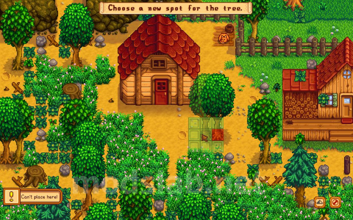 Как убрать траву в stardew valley