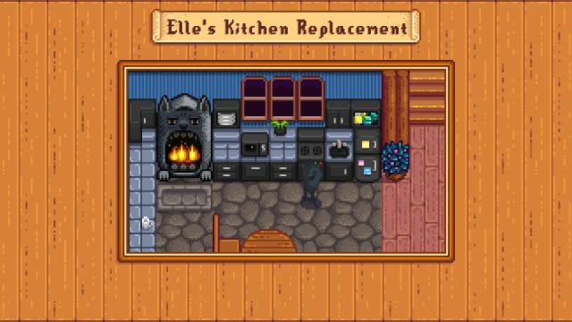 Elle's Kitchen Replacement для Stardew Valley