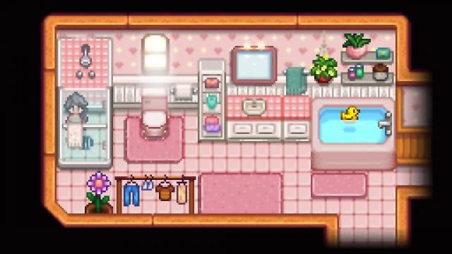 Bathroom Furniture for Content Patcher for Stardew Valley