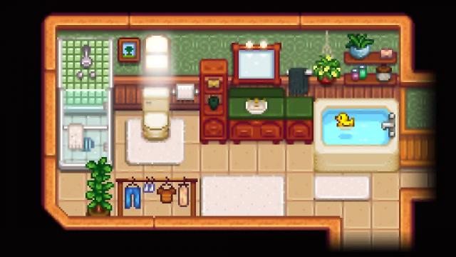 Bathroom Furniture for Content Patcher for Stardew Valley