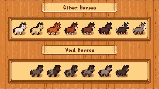 Elle's Cuter Horses for Stardew Valley