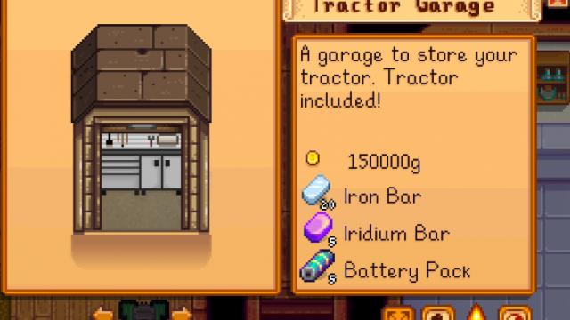 Tractor Mod for Stardew Valley