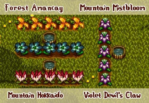 Ridgeside Forage Crops for Stardew Valley