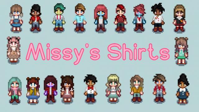Missy’s Shirts - Стильные рубашки для Stardew Valley