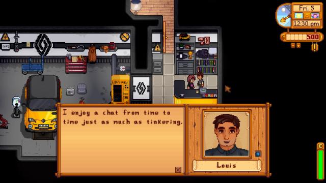 Alternate Louis (Renault 5 Expansion) for Stardew Valley