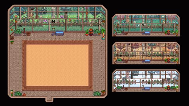 Spacious Greenhouse for Stardew Valley