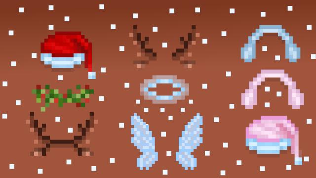 Новогодние шапочки / Winter Solstice Hats для Stardew Valley