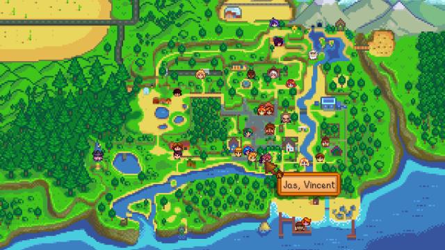 NPC Map Locations for Stardew Valley