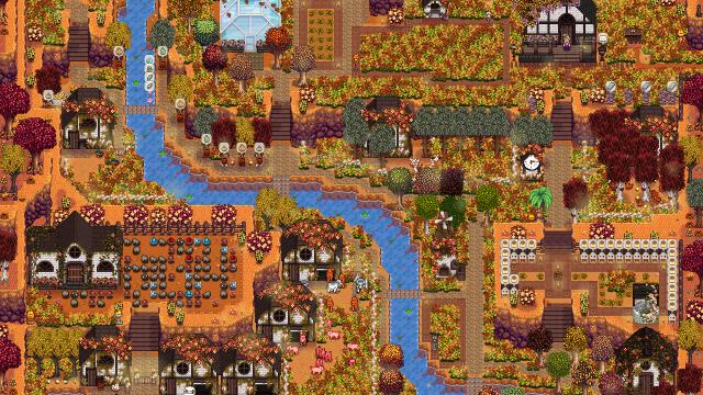 Content Patcher Version Flower Valley - Town and Farm Buildings ReDesign