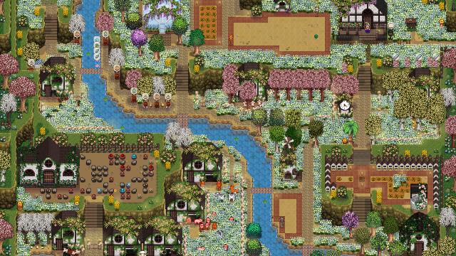Content Patcher Version Flower Valley - Town and Farm Buildings ReDesign для Stardew Valley