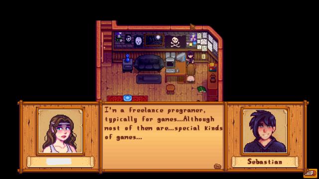 Yandere Sebastian Portraits для Stardew Valley