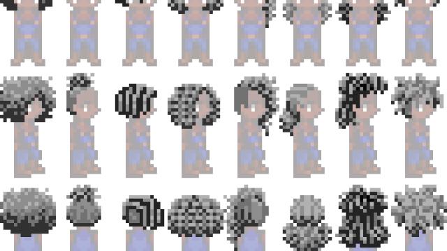 Natural Hairstyles for Stardew Valley