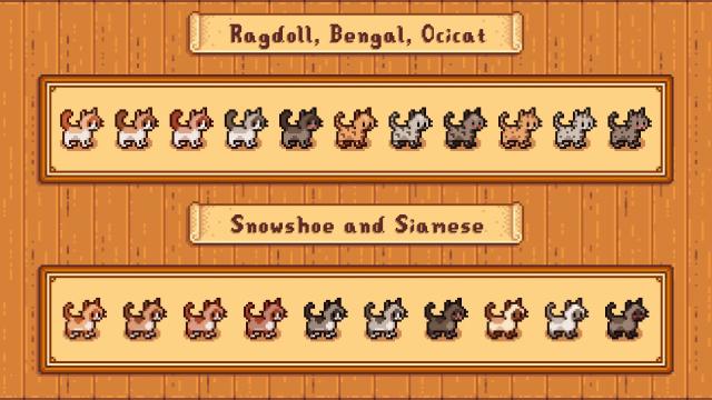 Elle's Cuter Cats for Stardew Valley