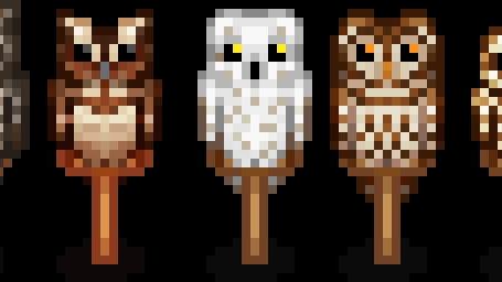 Owl Scarecrows for AT для Stardew Valley