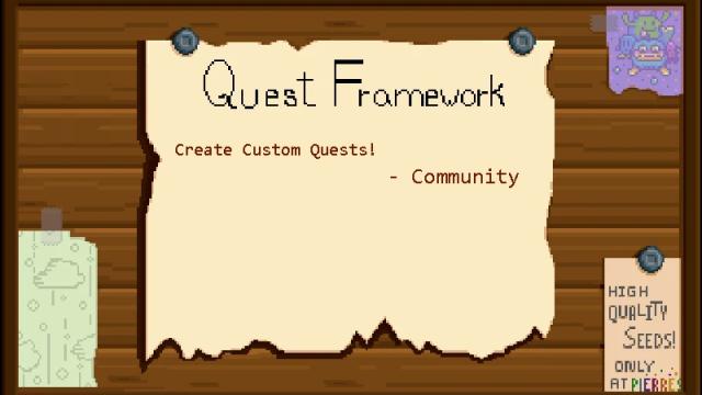 Quest Framework for Stardew Valley