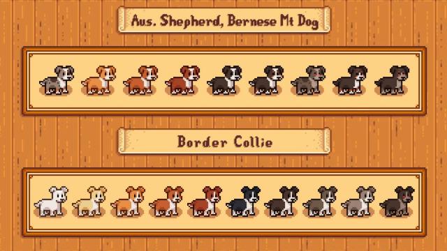 Elle's Cuter Dogs for Stardew Valley