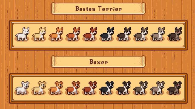 Elle's Cuter Dogs for Stardew Valley