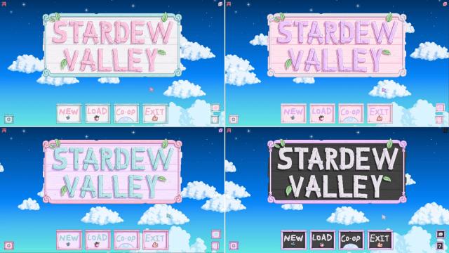 PinkStations Cotton Candy Interface for Stardew Valley