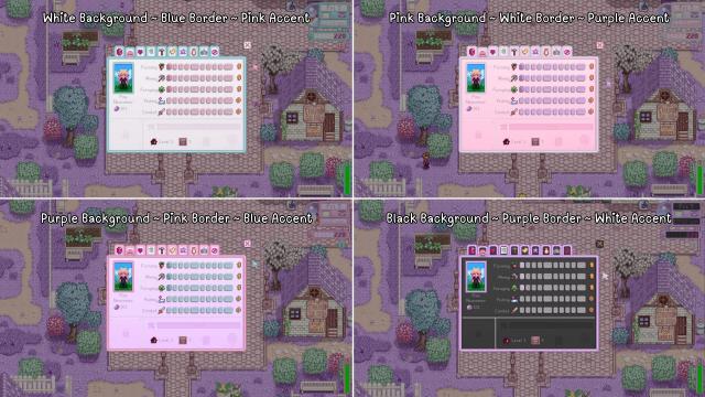 PinkStations Cotton Candy Interface for Stardew Valley