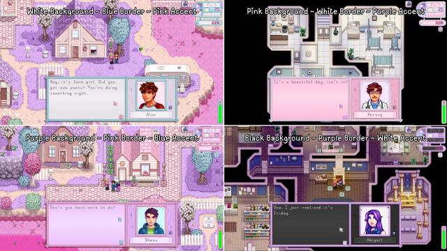 PinkStations Cotton Candy Interface for Stardew Valley