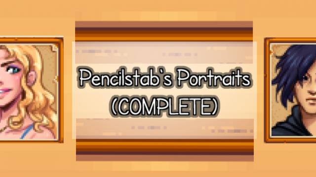 Пак портретов / Pencilstab's Portraits (ALL PORTRAITS COMPLETED) для Stardew Valley