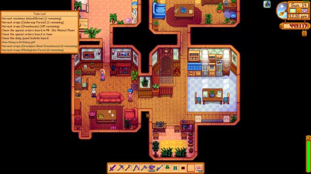 Automatic To-do List for Stardew Valley