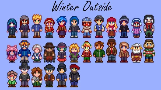 Seasonal Outfits - Slightly Cuter Aesthetic для Stardew Valley