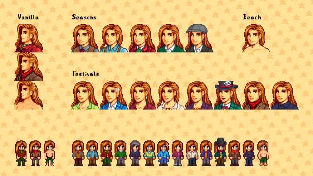 Seasonal Outfits - Slightly Cuter Aesthetic для Stardew Valley