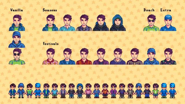 Seasonal Outfits - Slightly Cuter Aesthetic для Stardew Valley