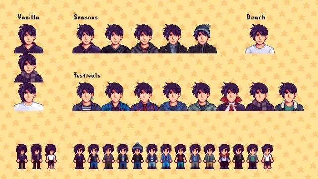 Seasonal Outfits - Slightly Cuter Aesthetic для Stardew Valley