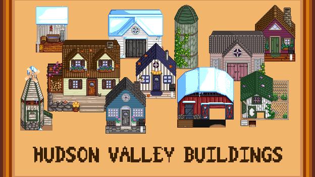 Hudson Valley Buildings - Complete Pack для Stardew Valley