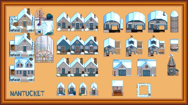 Hudson Valley Buildings - Complete Pack для Stardew Valley