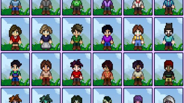 Natural Skin Tones for Stardew Valley