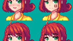 Portrait Anime Styled for Stardew Valley