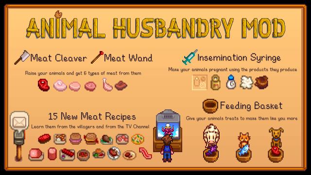 Animal Husbandry Mod (former ButcherMod) - for Stardew Valley