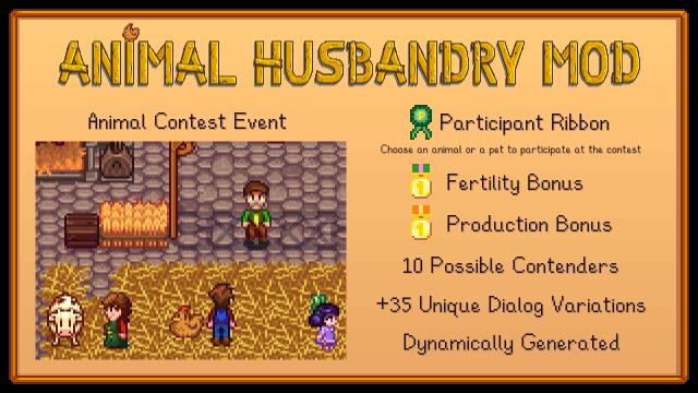 Animal Husbandry Mod (former ButcherMod) - for Stardew Valley