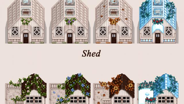 Yellog’s Wood Buildings (CP) - Деревянные здания для Stardew Valley