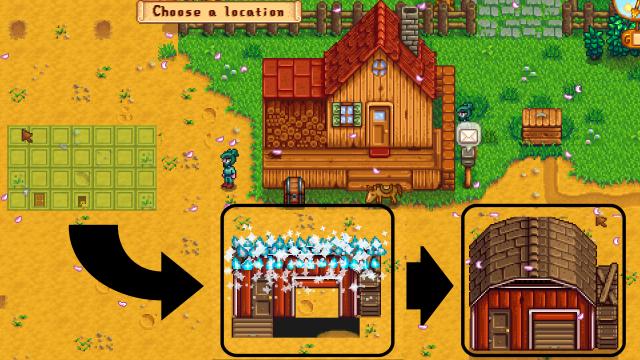 Instant Buildings from Farm for Stardew Valley