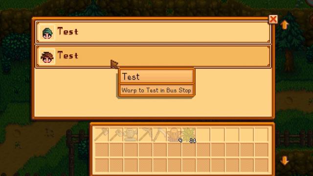 Warp Totem to Other Player для Stardew Valley