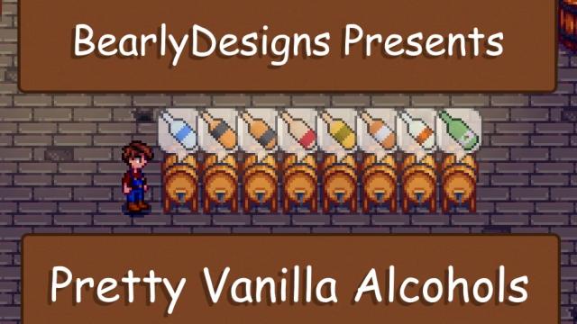 Pretty Vanilla Alcohol для Stardew Valley