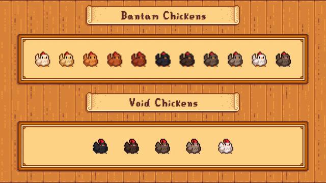 Elle's Cuter Coop Animals для Stardew Valley