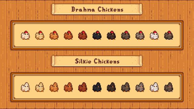 Elle's Cuter Coop Animals для Stardew Valley