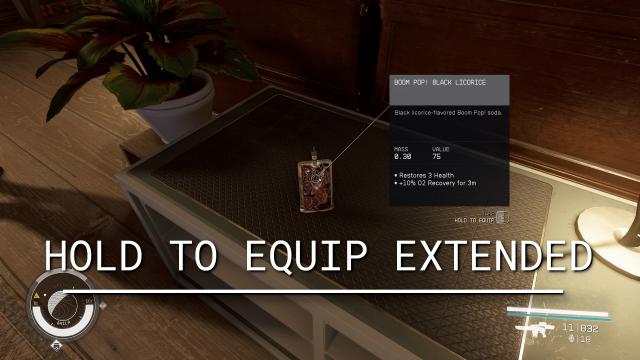 Hold To Equip Extended для Starfield