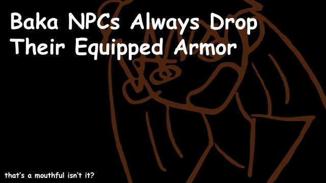 Baka NPCs Always Drop Their Equipped Armor для Starfield