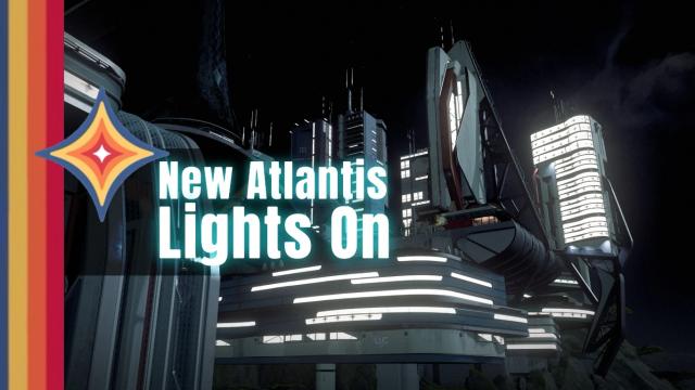 New Atlantis Lights On для Starfield