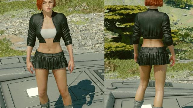 LJS - Leather Jacket Skirt для Starfield