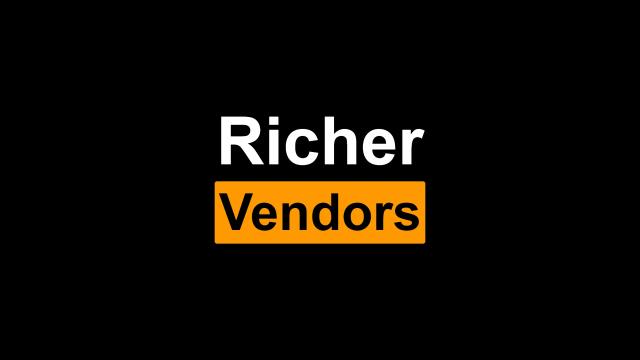Richer Vendors - 10x merchant gold and 1 day restock