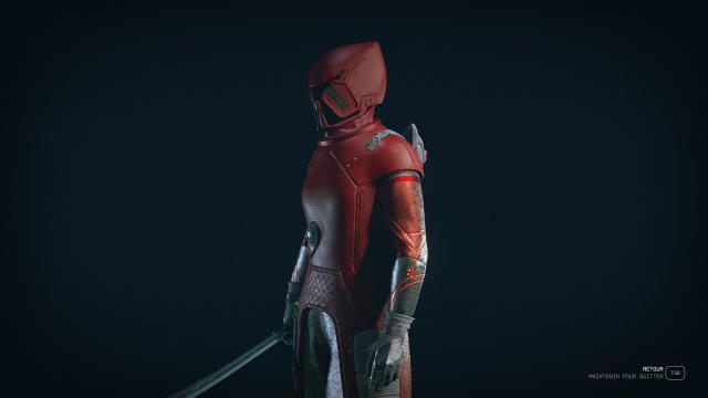 Bloody Pirate Mantis armor для Starfield